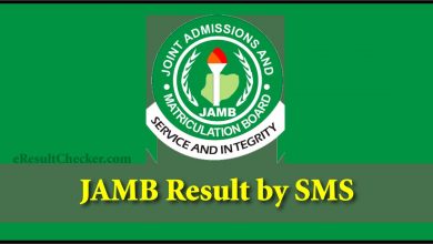 JAMB Result by mobile SMS