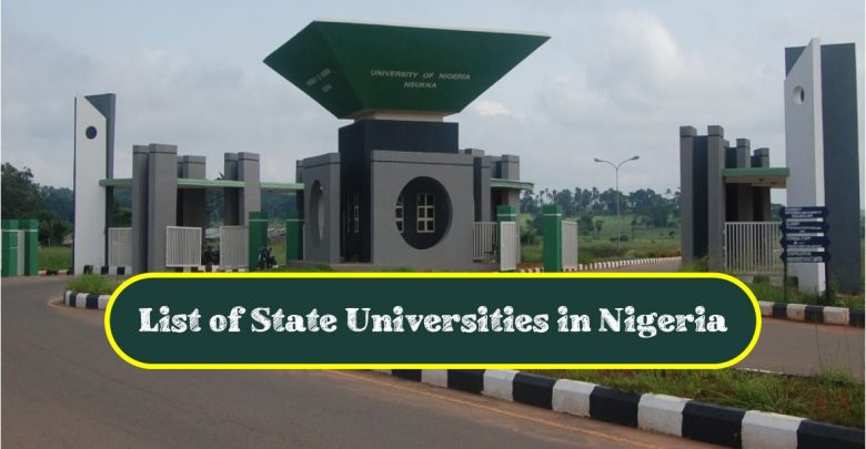 State Universities in Nigeria