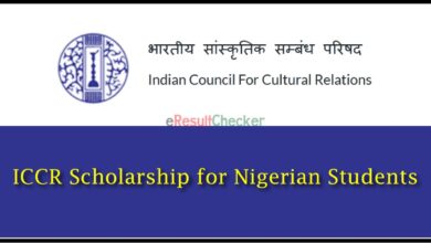 ICCR Scholarship