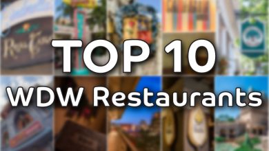 Top 10 Restaurants at Disney World